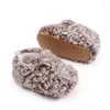 First Walkers 0-1 Years Baby Warm Shoes Infant Toddler Coral Fleece Girl Winter Little Boys