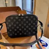 märke messenger väska svart designer väska män läder herrar crossbody axel väska nylon remmar kors kropp purses designer väskor kvinna handväska 3 st.