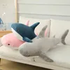 150 centimetri di Grandi Dimensioni Morbido Squalo Peluche Grande Creativo Balena Blu Farcito Pesce di Mare Cuscino Adorabile Bambini Baby Doll 240304