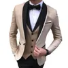 Party Jurken JacketPantsVest Mode Pakken Voor Mannen Slim Fit Casual Mannelijke Blazer Formele Gelegenheid Homme Kostuum 240301