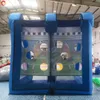 wholesale Free Delivery outdoor activities 3x2x3mH (10x6.5x10ft) 6balls inflatable football goal soccer shooting sport game for sale