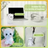 Electric Fans Mini Portable Handheld Fan Quiet Desktop Electric Fan 2 Modes USB Cute Neck Hanging Cooling Ventilador Travel Wedding Gift 240316