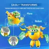 Transformation Toys Robots Super Wings S6 5-calowe Transformacja Donnies Ball-Ziemia Mocne Roboty Deformacja dla samolotu Figurine Anime Toys for Kids Prezent 2400315