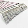 Dames Golfclubs HM 07 Golf Irons 4-11SW R/S/SR Flex Grafiet Stalen As Met Head Cover Grips 240301