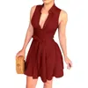 Grundläggande casual klänningar korta klänningar elegant fest ning casual ny sommar kvinnor sexig mini vestidos de je spet fast klänning kontor robe femme ropac24315