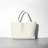 Designer Bottegs Arco Tote Venetas Bag 2024 New Fashion Handheld Mommy Big Weaving Bags Beach I930