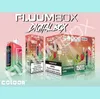 Auténtico Zbood Fluum Digital Box 15000 Puff Pantalla grande Caja digital 9500/10000/11000 Cigarrillo electrónico recargable Dispsoable Vape pen