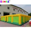 Large Price 10mLx10mWx2mH (33x33x6.5ft) Inflatable Maze,Square Obstacle Course,Outdoor Labyrinth Game For Kids And Adults