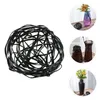 Decorative Flowers Fixed Grid For Flower Arrangement Holder Metal Vase Dining Table Fixor Decor Aluminum Alloy Fixing Base Accessory Plant