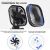 Electric Fans Mini USB Fan Rechargeable Battery with Timer Strong Wind 3 Speed 7 Leaf Desktop Portable Quiet Office Camping Outdoor 240316