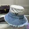 Chapéu de balde de cowboy casual luxo unisex bonés mulheres homens designer chapéus legal casquette denim letras impressão cabido boné homens beanie de alta qualidade