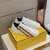 Con caja Espejo Calidad Chaussure Diseñador original Hombres Zapatos de lujo F Logo Zapatillas de deporte Low Top Suela gruesa Mujeres Entrenadores con cordones Zapatos deportivos planos ocasionales Dhgate Nuevo