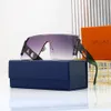 Męskie okulary przeciwsłoneczne dla kobiety projektantka 2022 Nowe damskie okulary przeciwsłoneczne ciemne okulary Net Red Fashion Sunvisor Sunvisor Duża ramka UV odporna na pudełko