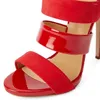 Sandaler Gladiator Summer Wedding Party High Heels For Women Thin Heel