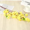 Dekorativa blommor konstgjorda blommor Cherry Spring Plum Peach Blossom Branch Fake 63cm Silkträd bröllopsarrangemang Heminredning