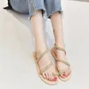 Sandals Women's Size 35-43 Summer Flat Heel Flat-toe Trade Clamp Universal