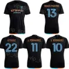 FC New York City Soccer Jerseys 24-25 Hommes 10 RODRIGUEZ 9 BAKRAR 55 PARKS 6 SANDS 22 OTOOLE 43 MAGNO 21 JASSON Kits de chemise de football Numéro de nom personnalisé pour les fans de sport Uniforme