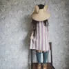 Bebê menina princesa algodão camisola vestido alargamento manga outono primavera infantil criança criança malha roupa roupas 15y 240311