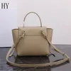 Designer Luxury Micro Belt Bag Grey Beige In Grained Calfskin Black Women Tote Handbag Axel Bag With Strap