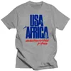 Męskie koszule We Are The World Anniversary USA dla Africa United Artists White T-Shirtc24315