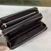 Unisex 2023 Zipper Long Fashion Printed Wallet Double Layer Leather Women Wallets High Capacity Men Handbag