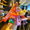 Keychains Lanyards Cartoon Anime Kawaii Rugrats in Paris Pendant Keychain Car Key Chain Keyrings Phone Bag Ornament Fashion Jewelry Gifts Y240316