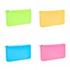 Cosmetic Bags Money Bag Silicone Makeup Lipstick Korean Style Large Capacity Solid Color Card Holder Phone ID Case