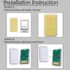 Doorbells Wireless Doorbell Waterproof Battery 1 2 Button 3 receiver 300M Remote US EU UK Plug Home Calling chimesH240316