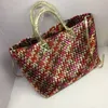 مصمم Bottegs Arco Tote Venetas Bag Snake Weave Womens Bag 2024 New One One Counter Portable Basket