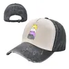 Ball Caps Niebinaryjska żaba - słodka kawaii estetyczna subtelna nie -binarna nb flagi flagi pali baseballowe czapkę baseballową