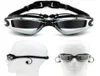 Myopia simningsglasögon öronplug Professionell vuxen silikon badmössa poolglasögon anti dimma män kvinnor optiska vattentäta glasögon ft9181220