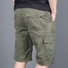 Pantaloncini cargo militari da uomo Pantaloncini da jogging tattici militari estivi Pantaloncini da uomo larghi da lavoro in cotone casual Uomo Plus Size 4XL 240312