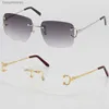 frame Nose Computer Wholesale Sell Rimless T8200816 Delicate Unisex Fashion Sunglasses Metal Driving Glasses C Decorat