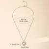 Colliers pendentif Vintage coeur étoile collier exquis amour tour de cou pour les femmes usage quotidien