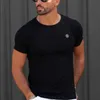 Heren Casual Shirts Nieuwe Zomer Heren T-shirt Hardlopen Korte Sle Gym Sport Mannen Shirt Training Outdoor Tee Top joggen Vrije Tijd Ademend T-shirtC24315