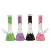 1pc,9.8in,Borosilicate Glass Water Pipe With Colorful Luminous Star And Moon,Cute Glass Bongs,Glass Hookah,Holiday Gifts,Home Decorations,Smoking Accessaries