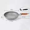 Pfannen Antihaft-Pfanne Braten Wok Home Steak Pfanne Pfannkuchen Induktionsherd Gasherd Spezialtopf Antihaft Langlebig