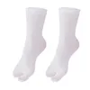 Men's Socks Unisex Flip Flop Sandal Sock Elastic Clog Washable Two Finger Sweaty Deodorizing Hallux Valgus Appliance Accessories