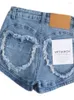 Shorts feminino luz azul mini denim cintura alta jean vintage streetwear moda coreana cowboy calças curtas 2000s roupas