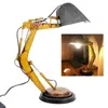 Bordslampor grävmaskinformad led nattlätt sänglampa hög ljusstyrka plug-play läsning skrivbord hem dekoration
