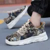 HBP Non Brand New breathable soft sole floral cloth thick soled mens shoes youth casual painted canvas shoes