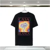 T-shirt da uomo T-shirt da uomo Camicia Casablanc Uomo di lusso T Primavera Estate Nuovo stile Arcobaleno Fungo Girocollo Breve Seeves Traspirante Dhs8M