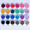 24ColorsSet Nail Flocking Velvet Dust Powder Cashmere Art 24Boxes Pigment Polish Decorations KR#74 240313