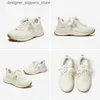 Klänningskor Beautoday Casual Sports Womens Cowhide Syntetiskt läderplåstrarbete Mixed Color Spets Round Toe Womens Waffle Shoes 29439 Q240316