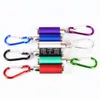 LED Mini Keychain Gift Pull Tube Mountaineering Buckle Aluminum Alloy Telescopic Zoom Small Flashlight 400533