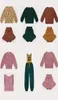 Çocuk Sweaters Kış Misha Puff Erkek Kız Kızlar Düğen Yüksek Kaliteli Baskı Hırka Çocuklar Bebek Pamuk Triko Dış Giyim Giysileri 2108068013270