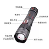 Yeni Güçlü Işık Teleskopik Zoom XHP50 Mini Ev USB Şarj Dış Mekan El Feneri 468866