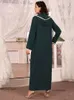 Vêtements ethniques Ramadan Eid Abaya Dubaï Turquie Musulman Hijab Robe longue Vêtements islamiques Robes africaines pour femmes Robe Musulmane Djellaba Femme 470