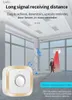 Doorbells Wireless Doorbell PIR Store for Business M12 Welcome Guest Motion Sensor Infrared Detector Induction Alarm Door BellH240316