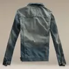Autumn Men Denim Jackets Classic Turn Coats S-3Xl Oversize Bf Hip-Pop Streetwear Single Breasted Male Outwear Jeans Vintage 240314